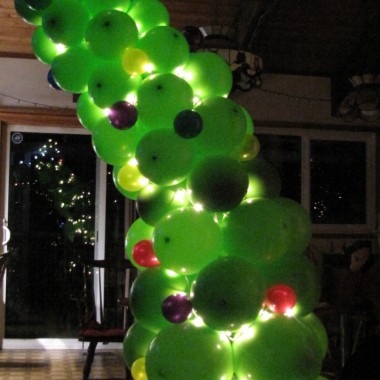 Grinch Tree with lights